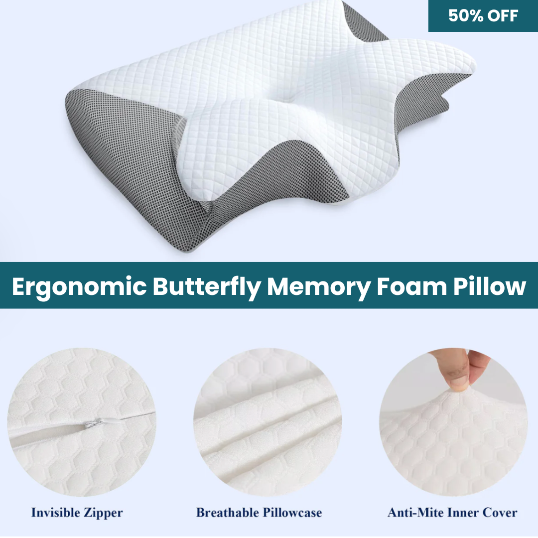 SpineAlign™ Butterfly Pillow