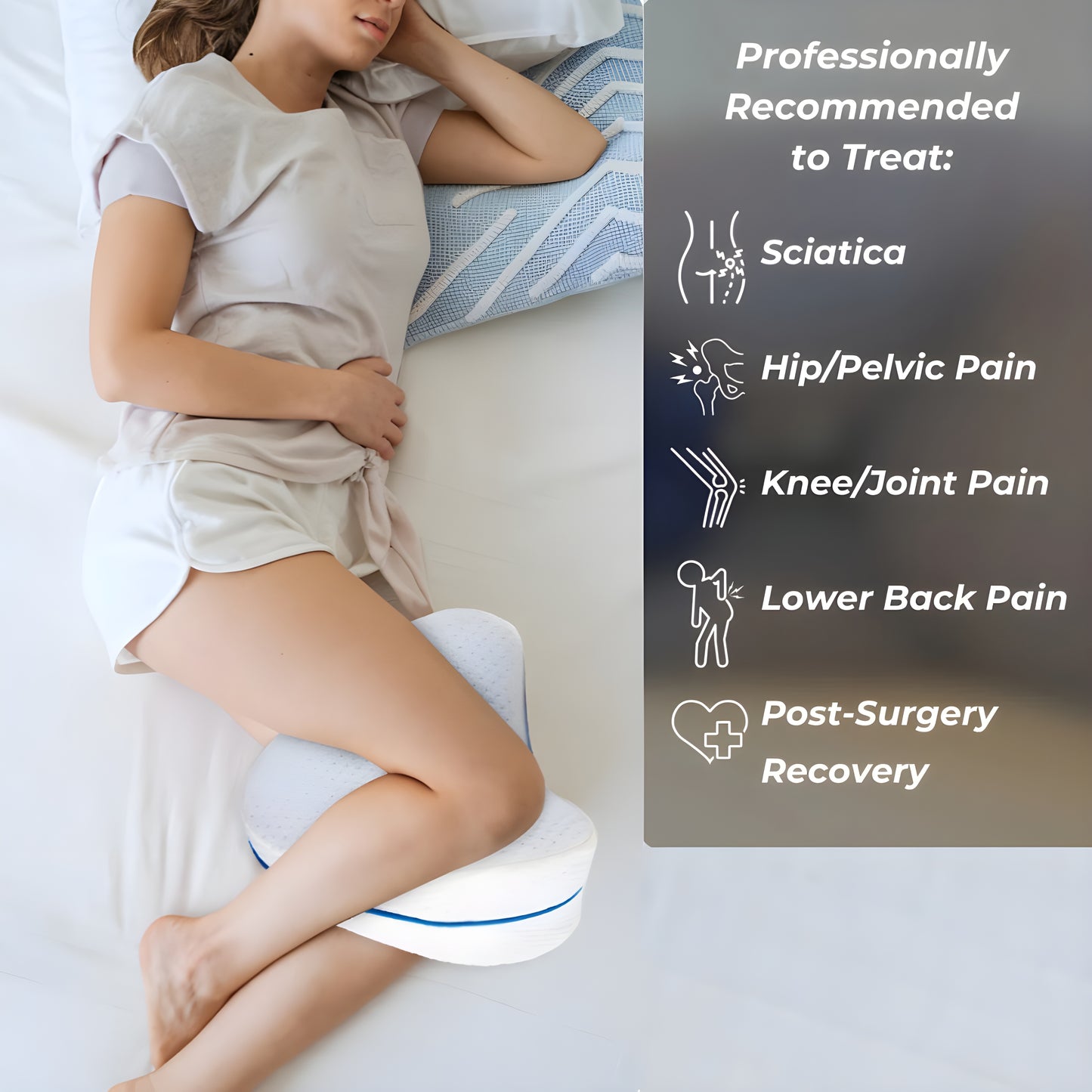 SleepWell™  Ergonomic Knee Pillow